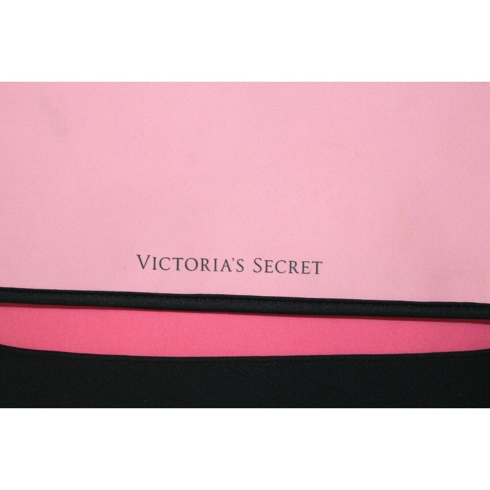Victoria Secret Beach Tote Pink Black Insulated Shoulder Bag Large Cooler - Picture 3 of 8